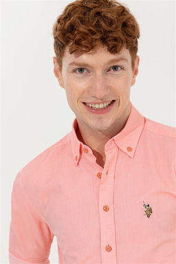 Мужской лосось скидка скидки с длинным рубашкой в корзине - U.s. polo assn фото 4