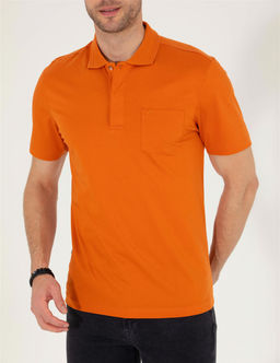 Kahverengi Regular Fit Polo Yaka Merserize Ti__rt - Pierre cardin фото 6