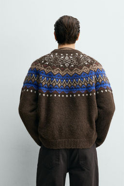 FAIRISLE JACQUARD JUMPER - Zara фото 3