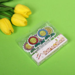 Цена за 12 шт. Свечи для торта "Солнышко" (набор 5 шт) 8 см