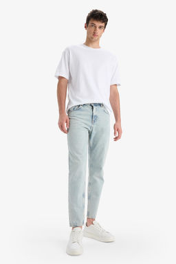%100 Pamuk Slim Fit Y_ksek bel Dar pa_a Jean Pantolon - Defacto фото 2