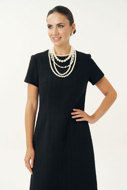 Платье URS 25-646-1 синий