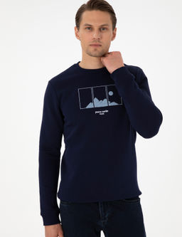 Lacivert Regular Fit Sweatshirt - Pierre cardin фото 3