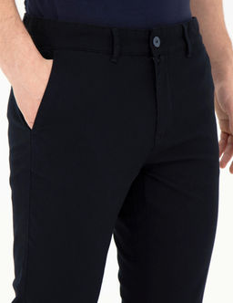 Lacivert Slim Fit Kanvas Pantolon - Pierre cardin фото 5