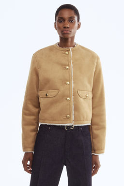 Chaqueta con forro de peluche - H&m фото 6