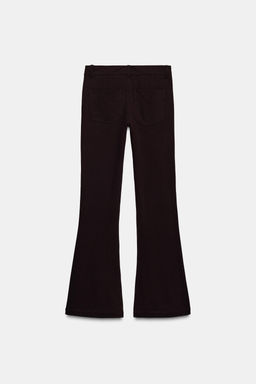 LOW-RISE FLARE TROUSERS - Zara фото 7