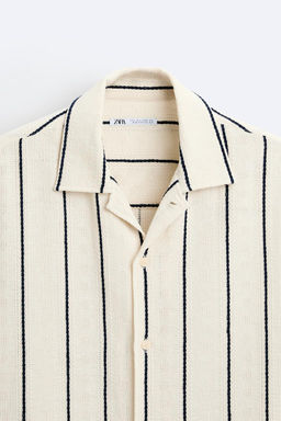 STRIPED TEXTURED SHIRT - Zara фото 9