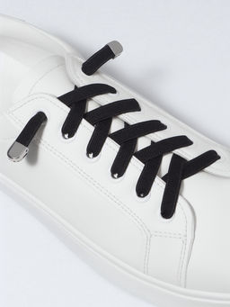 Цена за 2 шт. Фиксатор для шнурков, набор 8 шт., 1×0.8 см, серебристый