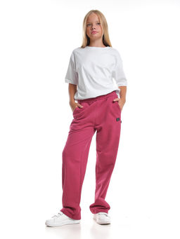 Брюки для девочки 22-6011 брусничный