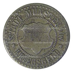 Монета 25 пфеннигов 1918 года Германия  Нотгельд Мюнстер