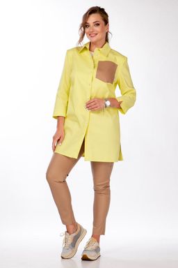 Костюм Belinga 2258 желтый+бежевый  фото 4