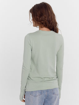 Джемпер женский в зеленом цвете