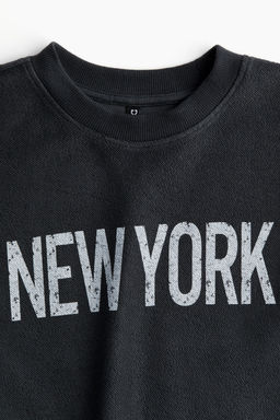 Sudadera oversize con motivo delante - H&m фото 6