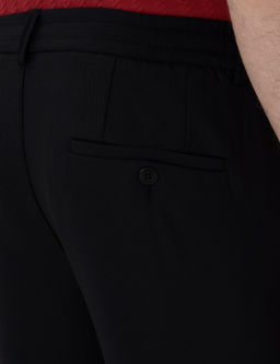 Siyah Klasik Jogger Pantolon