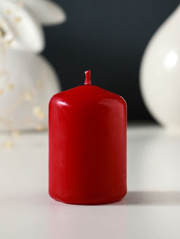 Свеча - цилиндр 4×6 см, 70 г, бордовый