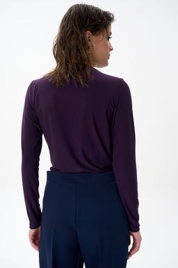 Лонгслив Нора (фиолетовый) - Эльза фото 15
