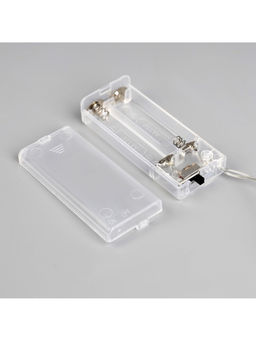 Гирлянда Нить 2 м с насадками Розовый фонарик, IP20, прозрачная нить, 10 LED, от батареек АА?2, свечение тёплое белое - Luazon lighting фото 9