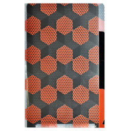 Папка-уголок для документов арт.47029/12 РОМБЫ (А6, 12x17,5, три отделения, пластик, УФ печать)