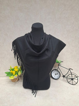 Платок из кашемира, цвет черный