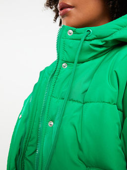 Kad?n Kap??onlu D?z ?i?me Mont - Waikiki фото 3