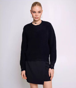 Джемпер #КТ538, чёрный