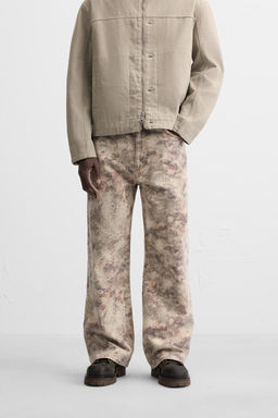 CONTRAST PRINT TROUSERS - Zara фото 2