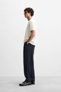RELAXED FIT KNIT T-SHIRT - Zara фото 12