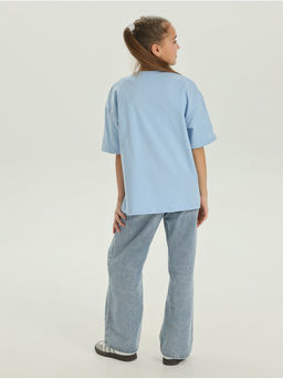 Футболка Малибу голубой Девочка - София фото 9