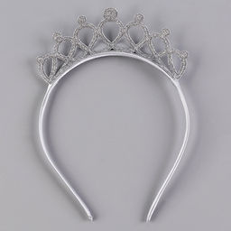 Карнавальный костюм «Снежинка»: ободок, платье голубое, рост 98 см