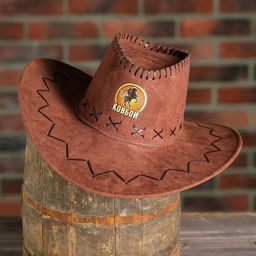 Ковбойская шляпа «Ковбой», р-р. 56-58, коричневая