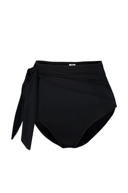 TRENDYOLMILLA Siyah Kusakl? Baglamal? Yuksek Bel Hipster Bikini Alt? TBESS24BA00147  фото 9