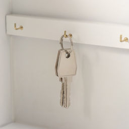 Ключница настенная Сакура и самурай, дерево, 6 крючков, 26.5?20.8?6.3 см