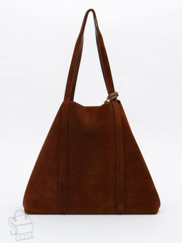 Сумка женская кожаная 1029M brown Polina&Eiterou