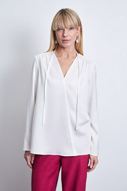 Блуза 156851 (молочный)