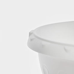 Вазон для цветов «Джулия», 8 л, d=32 см, h=23 см, белый