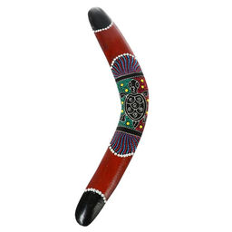 Сувенир бумеранг «Цветной узор», 40×6×0.7 см