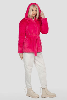 Пальто женское демисезонное (пояс) - El podio фото 2