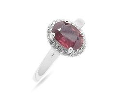 Кольцо из серебра рубин корунд, SL-RIC77