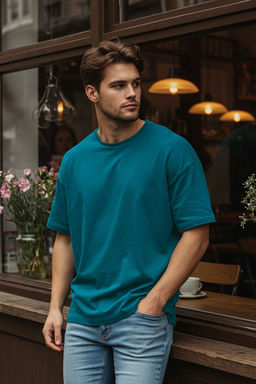 TRENDYOL MAN Siyah Oversize/Genis Kesim Basic %100 Pamuklu T-Shirt TMNSS22TS0318 - Trendyolmilla фото 156