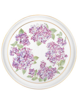 Блинница 23*23*9,5 см "Сирень" фарфор NEW BONE CHINA