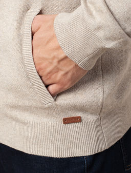 VILATTE / Джемпер тонкой вязки из хлопка на молни  фото 8