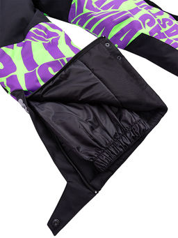 Комбинезон 8з1823 лиловый/лайм