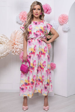 Платье Кейтлин (акварель/цветы) П5828 - Lt collection фото 5