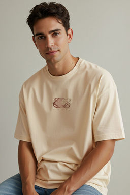 TRENDYOL MAN Siyah Oversize/Genis Kesim Bask?l? %100 Pamuklu T-Shirt TMNSS23TS00261 - Trendyolmilla фото 41