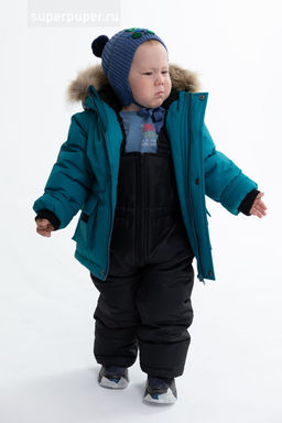 Комплект (куртка+п/комб.) ясель., 2 сл. GRAFELITE, флис подкл., опушка искусств, ткань: мембрана