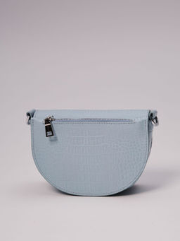 Сумка кожаная Azaro 31032 голубая вода