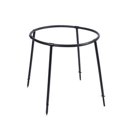 Кустодержатель, d = 64 см, h = 50 см, ножка d = 2 см, пластик, чёрный, «Смородина»