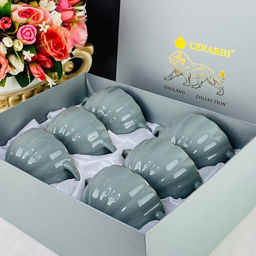 133-379 Набор из 6 бульонниц350 мл MULTICOLOR в под.уп.(х6)Фарфор - Lenardi фото 2