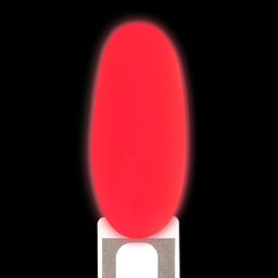 Гель лак для ногтей GLOW IN THE DARK, 3-х фазный, 8 мл, LED/UV, люминесцентный, цвет коралловый (12) - Queen fair фото 12
