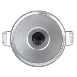 Кастрюля алюминиевая 2,5л, д16см, h12,5см, s1,2мм, матовая, глубокая, сферическая форма, 2 металлические ручки, металлическая крышка (Россия) - Домашняя мода фото 2